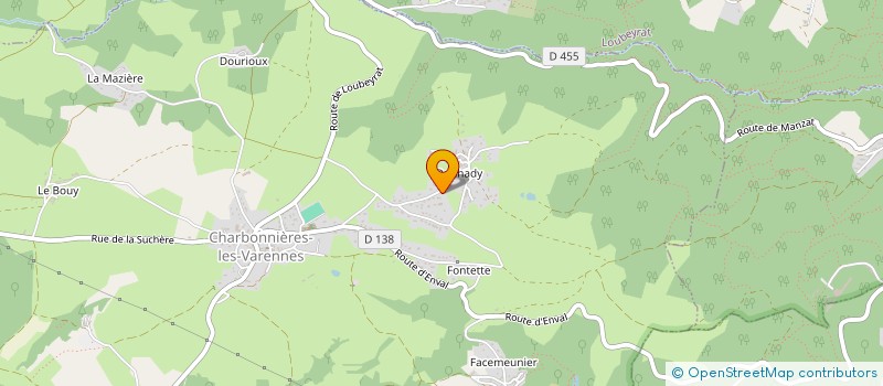 localisation de l'entreprise MADAME SOPHIE LEYRIT  CHARBONNIERES-LES-VARENNES