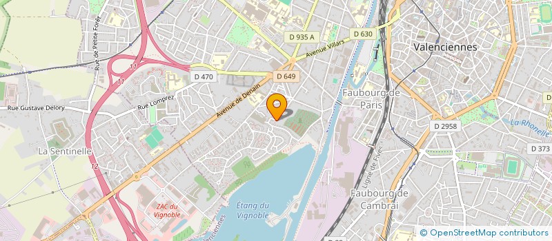 localisation de l'entreprise MADAME SOPHIE LHOMME à VALENCIENNES