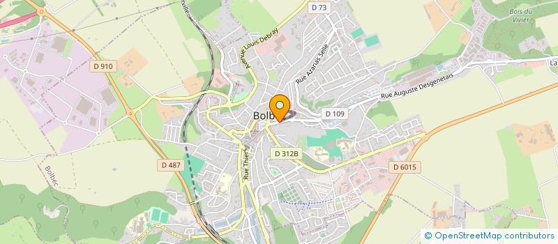 localisation de l'entreprise MADAME SOPHIE LHOMMET  BOLBEC