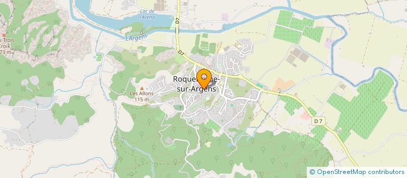 localisation de l'entreprise MADAME SOPHIE LHOSTE à ROQUEBRUNE-SUR-ARGENS