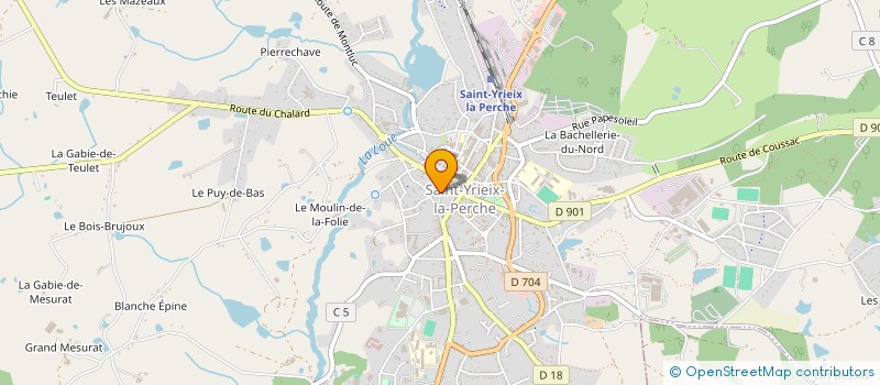 localisation de l'entreprise MADAME SOPHIE LIAMINE à SAINT-YRIEIX-LA-PERCHE