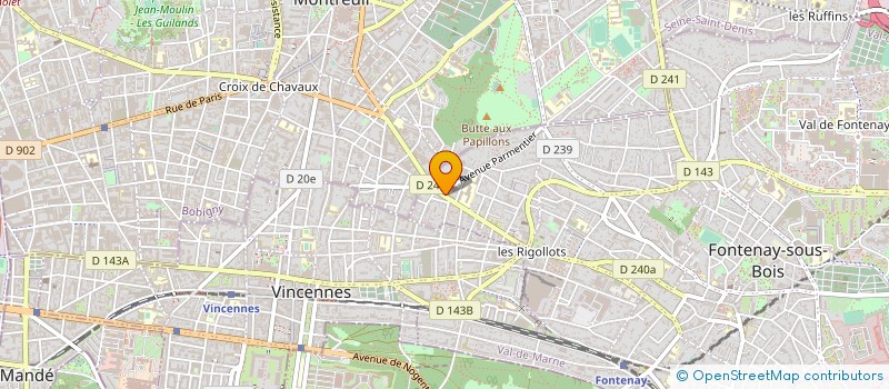 localisation de l'entreprise MADAME SOPHIE LILIENFELD à FONTENAY-SOUS-BOIS