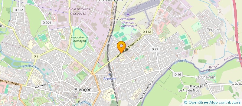 localisation de l'entreprise MADAME SOPHIE LINAIS à ALENCON