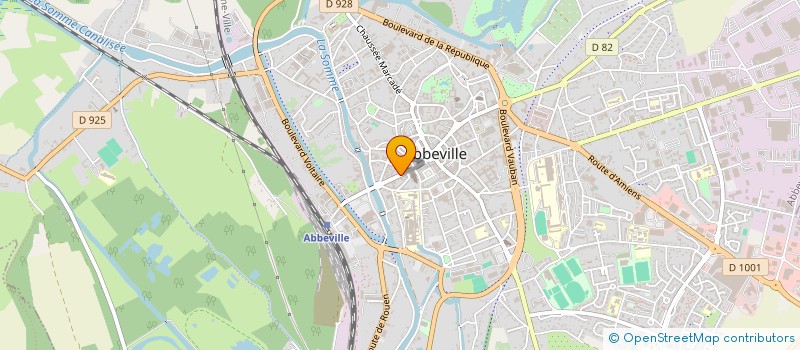 localisation de l'entreprise MADAME SOPHIE LINDENNER à ABBEVILLE