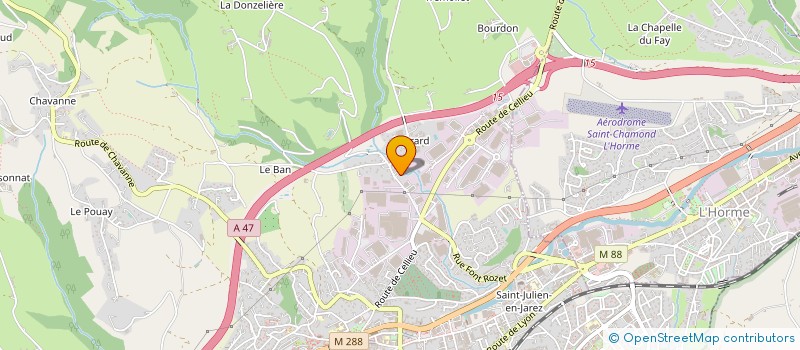 localisation de l'entreprise MADAME SOPHIE LINOSSIER  SAINT-CHAMOND