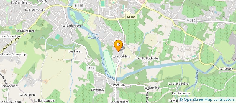 localisation de l'entreprise MADAME SOPHIE LINSENMAIER à VERTOU