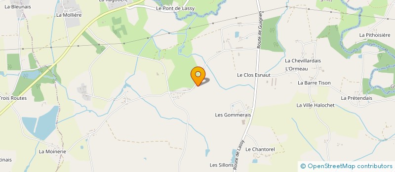 localisation de l'entreprise MADAME SOPHIE LIOT  GUIGNEN