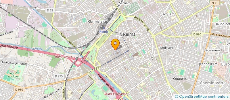 localisation de l'entreprise MADAME SOPHIE LITHARD  REIMS