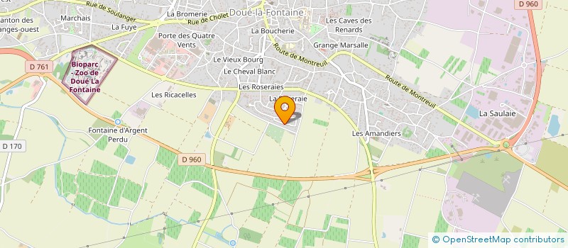 localisation de l'entreprise MADAME SOPHIE LLINARES RABASA  DOUE-EN-ANJOU