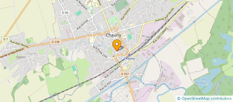 localisation de l'entreprise MADAME SOPHIE LLOVET  CHAUNY