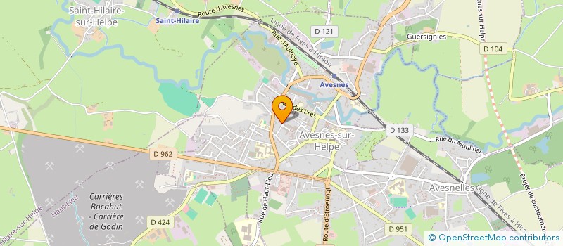 localisation de l'entreprise MADAME SOPHIE LOBRY  AVESNES-SUR-HELPE