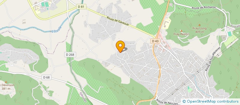 localisation de l'entreprise MADAME SOPHIE LOFFREDO  ROCBARON