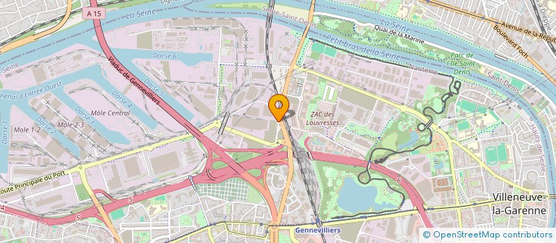 localisation de l'entreprise MADAME SOPHIE LOISEAU à GENNEVILLIERS