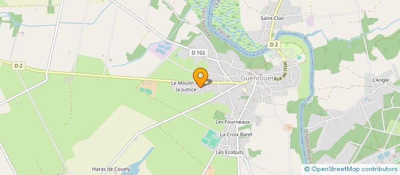 localisation de l'entreprise MADAME SOPHIE LOISON à GUENROUET