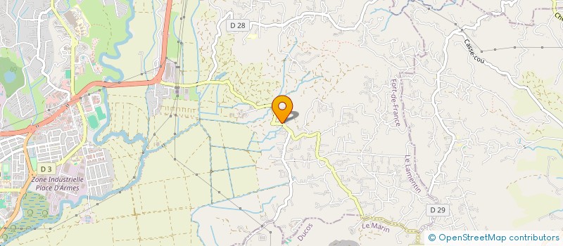 localisation de l'entreprise MADAME SOPHIE LONETE  LE LAMENTIN