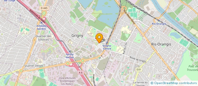 localisation de l'entreprise MADAME SOPHIE LONJON  GRIGNY