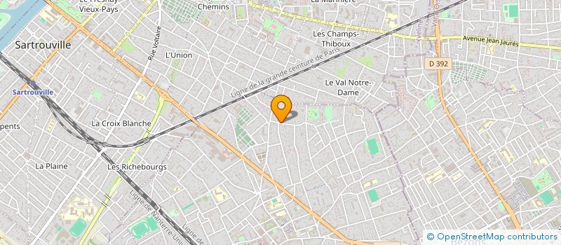 localisation de l'entreprise MADAME SOPHIE LOPES  HOUILLES