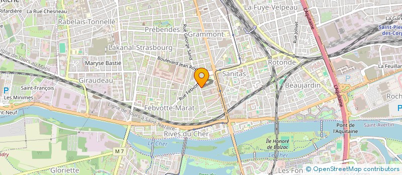 localisation de l'entreprise MADAME SOPHIE LOPES BASILIO  TOURS