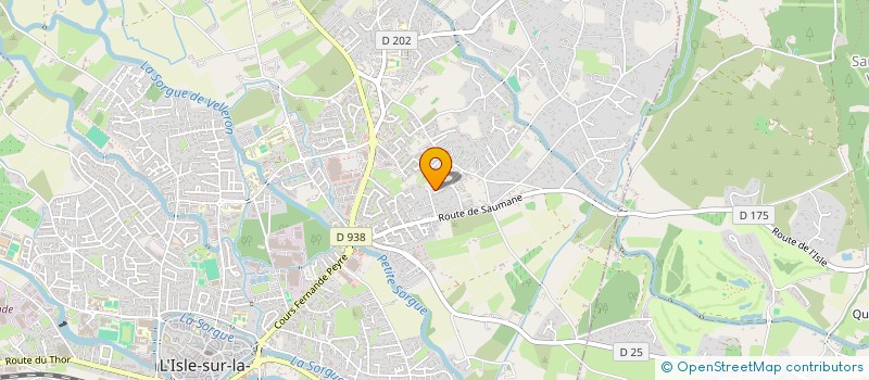 localisation de l'entreprise MADAME SOPHIE LOPEZ  L'ISLE-SUR-LA-SORGUE