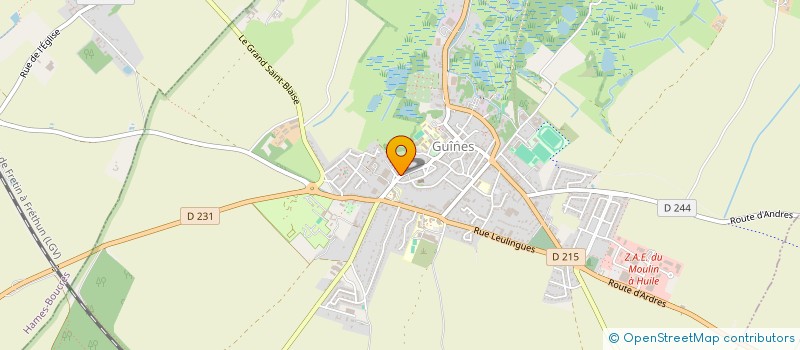 localisation de l'entreprise MADAME SOPHIE LORGNIER  GUINES