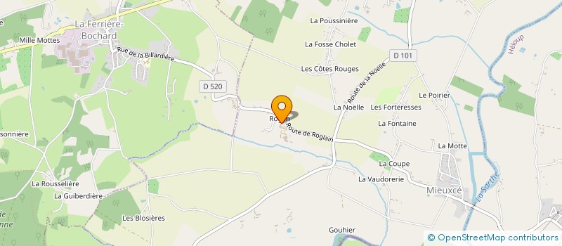 localisation de l'entreprise MADAME SOPHIE LORTIE à MIEUXCE