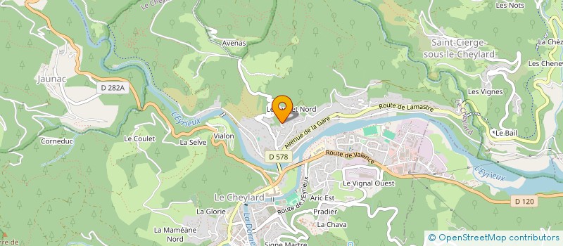 localisation de l'entreprise MADAME SOPHIE LOSSON à SAINT-MARTIN-DE-VALAMAS