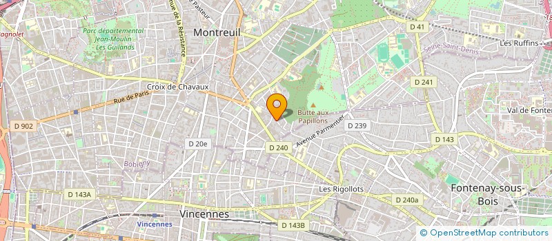 localisation de l'entreprise MADAME SOPHIE LOUBATON à MONTREUIL