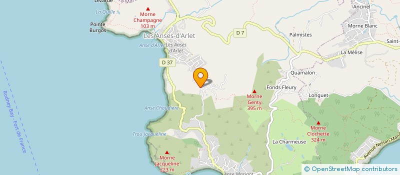 localisation de l'entreprise MADAME SOPHIE LOUIS à LES ANSES-D'ARLET