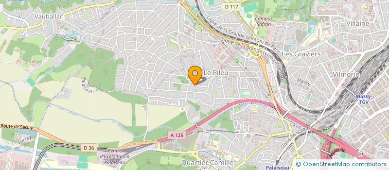 localisation de l'entreprise MADAME SOPHIE LOUVET à PALAISEAU