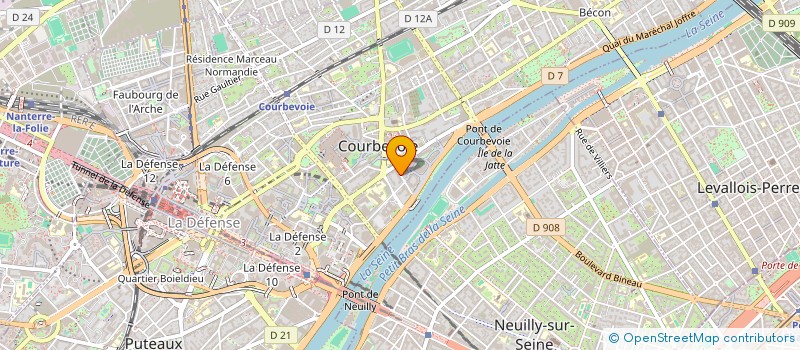 localisation de l'entreprise MADAME SOPHIE LU à COURBEVOIE