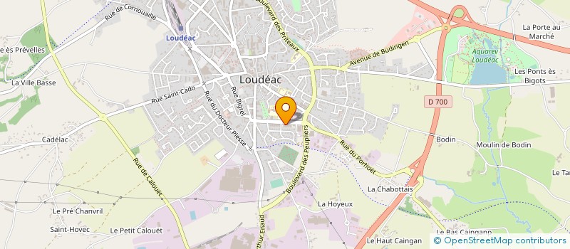 localisation de l'entreprise MADAME SOPHIE LUCAS à LOUDEAC