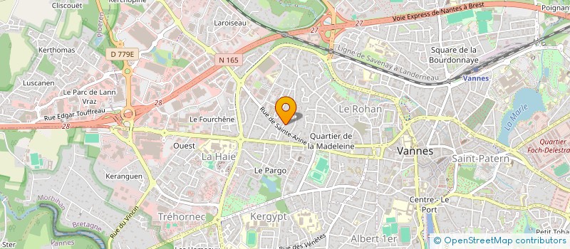 localisation de l'entreprise MADAME SOPHIE LUCAS à VANNES