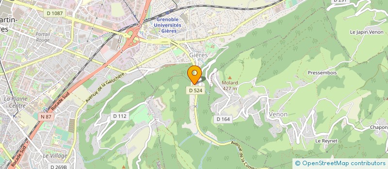 localisation de l'entreprise MADAME SOPHIE LUCENTINI à GIERES