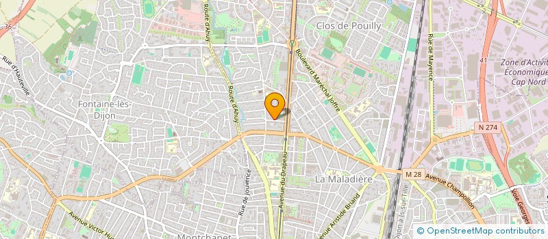 localisation de l'entreprise MADAME SOPHIE LUCIANI à DIJON