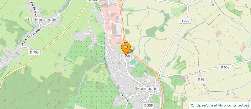 localisation de l'entreprise MADAME SOPHIE LUDWIG  MARMOUTIER