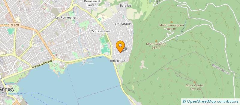 localisation de l'entreprise MADAME SOPHIE LUGAZ à ANNECY