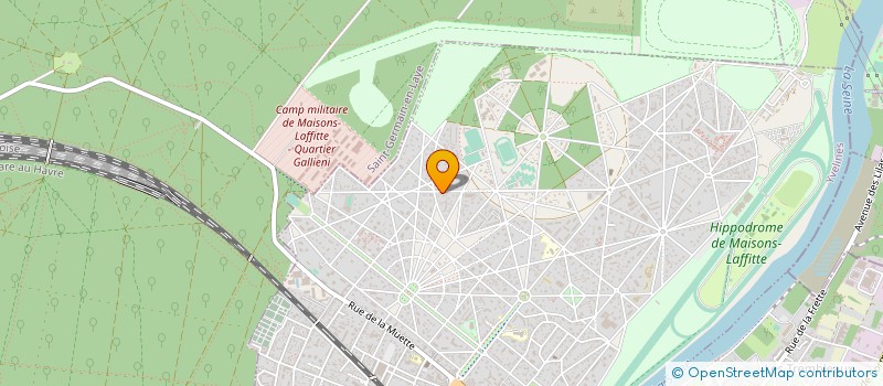 localisation de l'entreprise MADAME SOPHIE MACIAS  MAISONS-LAFFITTE