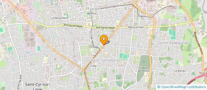 localisation de l'entreprise MADAME SOPHIE MADELEINE JEFFREDO  TOURS