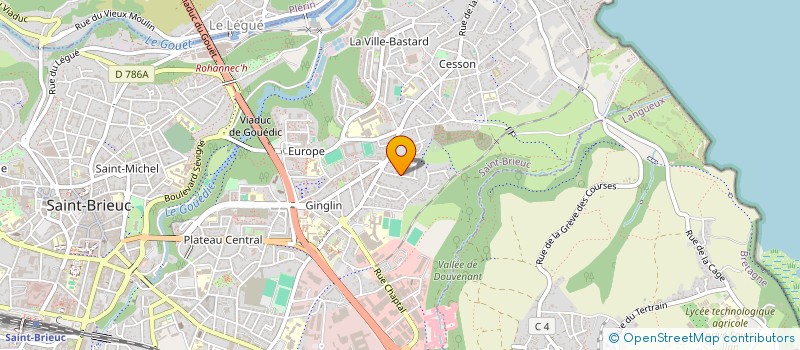 localisation de l'entreprise MADAME SOPHIE MADIER à SAINT-BRIEUC