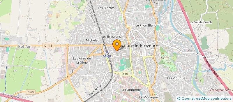 localisation de l'entreprise MADAME SOPHIE MAGNALDI  SALON-DE-PROVENCE