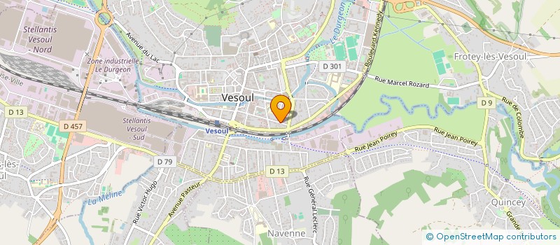 localisation de l'entreprise MADAME SOPHIE MAGNIN  VESOUL