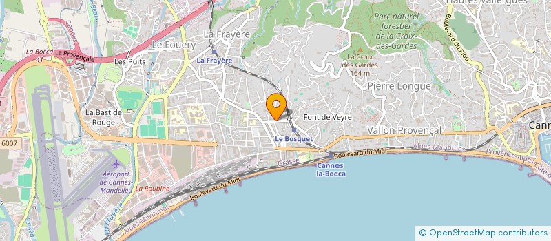 localisation de l'entreprise MADAME SOPHIE MAHLER à CANNES