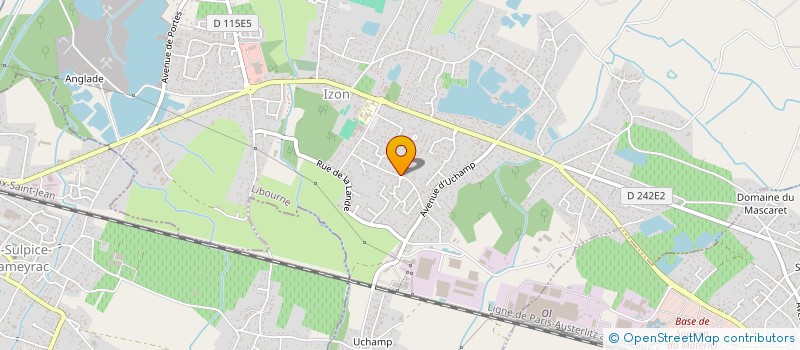 localisation de l'entreprise MADAME SOPHIE MAHO  IZON