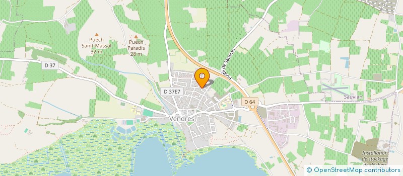 localisation de l'entreprise MADAME SOPHIE MAHOUS à VENDRES
