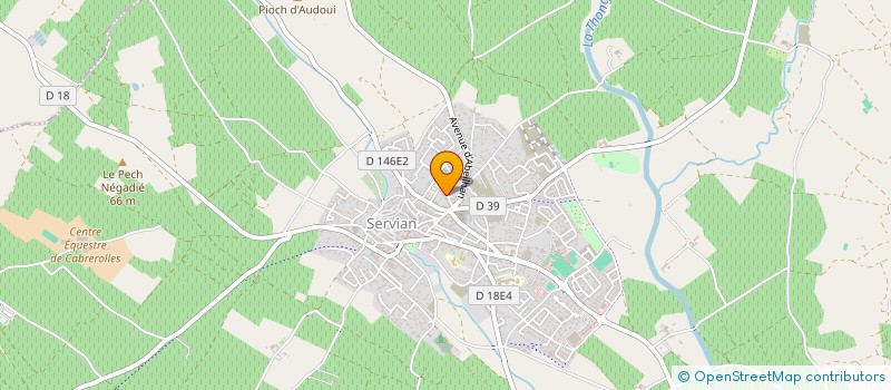 localisation de l'entreprise MADAME SOPHIE MAILHE  SERVIAN