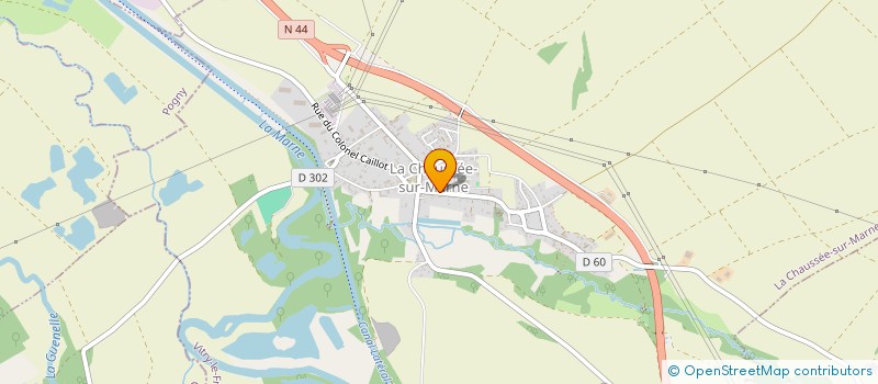 localisation de l'entreprise MADAME SOPHIE MAILLARD  LA CHAUSSEE-SUR-MARNE