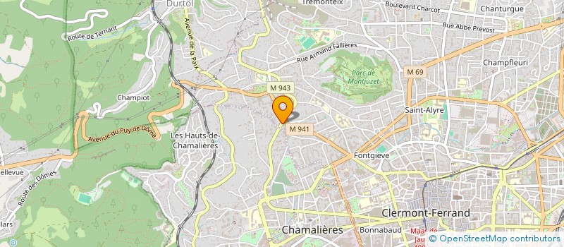 localisation de l'entreprise MADAME SOPHIE MAILLAUD  CLERMONT-FERRAND