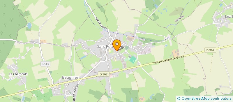 localisation de l'entreprise MADAME SOPHIE MAIRESSE  SARS-POTERIES