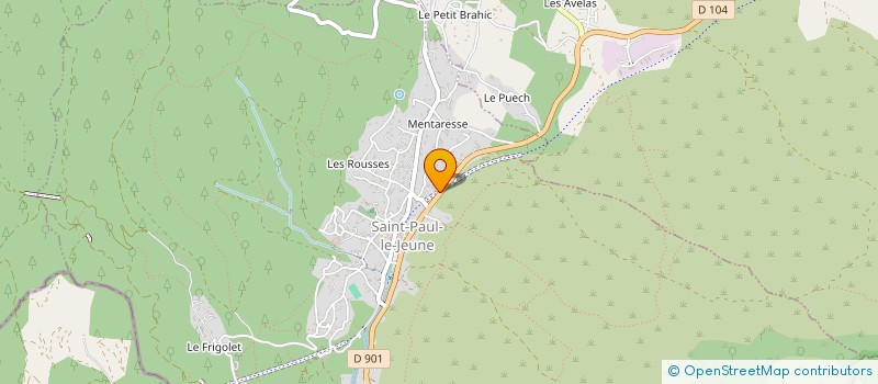 localisation de l'entreprise MADAME SOPHIE MAIS  SAINT-PAUL-LE-JEUNE