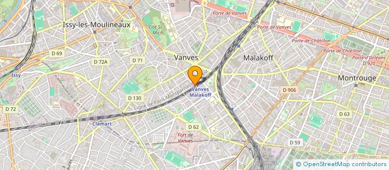 localisation de l'entreprise MADAME SOPHIE MALANDAIN  VANVES